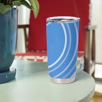 Somalia Tumbler Cup with Raised Fist Flag Blue Unity Wave Spirit