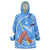 Somalia Wearable Blanket Hoodie with Raised Fist Flag Blue Unity Wave Spirit