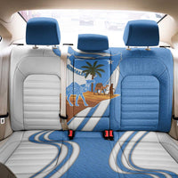 Somalia Back Car Seat Cover with Camel Desert Map Palm Tree Heritage Spirit
