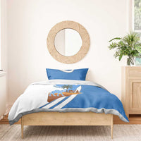 Somalia Bedding Set with Camel Desert Map Palm Tree Heritage Spirit