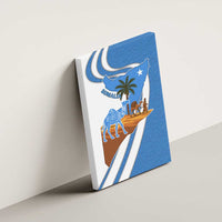 Somalia Canvas Wall Art with Camel Desert Map Palm Tree Heritage Spirit