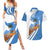 Somalia Couples Matching Summer Maxi Dress and Hawaiian Shirt with Camel Desert Map Palm Tree Heritage Spirit