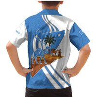 Somalia Family Matching Mermaid Dress and Hawaiian Shirt with Camel Desert Map Palm Tree Heritage Spirit