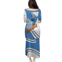 Somalia Family Matching Puletasi and Hawaiian Shirt with Camel Desert Map Palm Tree Heritage Spirit