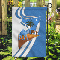 Somalia Garden Flag with Camel Desert Map Palm Tree Heritage Spirit