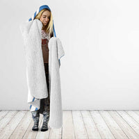 Somalia Hooded Blanket with Camel Desert Map Palm Tree Heritage Spirit