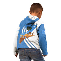 Somalia Kid Hoodie with Camel Desert Map Palm Tree Heritage Spirit