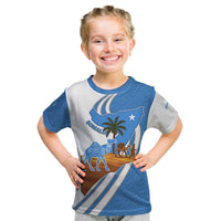 Somalia Kid T Shirt with Camel Desert Map Palm Tree Heritage Spirit