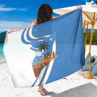 Somalia Sarong with Camel Desert Map Palm Tree Heritage Spirit