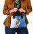 Somalia Shoulder Handbag with Camel Desert Map Palm Tree Heritage Spirit