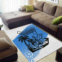 Somalia Area Rug with Soomaaliya Ha Noolaato Nomad Moon Flag Spirit