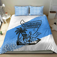 Somalia Bedding Set with Soomaaliya Ha Noolaato Nomad Moon Flag Spirit