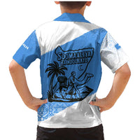 Somalia Family Matching Mermaid Dress and Hawaiian Shirt with Soomaaliya Ha Noolaato Nomad Moon Flag Spirit