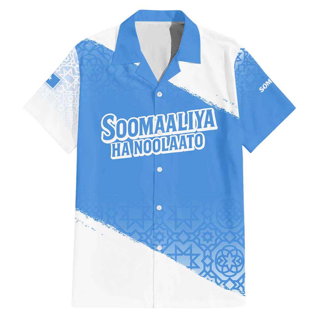 Somalia Family Matching Mermaid Dress and Hawaiian Shirt with Soomaaliya Ha Noolaato Nomad Moon Flag Spirit