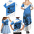 Somalia Family Matching Summer Maxi Dress and Hawaiian Shirt with Soomaaliya Ha Noolaato Nomad Moon Flag Spirit