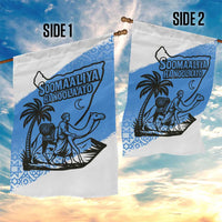 Somalia Garden Flag with Soomaaliya Ha Noolaato Nomad Moon Flag Spirit