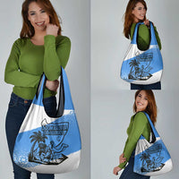 Somalia Grocery Bag with Soomaaliya Ha Noolaato Nomad Moon Flag Spirit