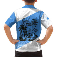 Somalia Hawaiian Shirt with Soomaaliya Ha Noolaato Nomad Moon Flag Spirit