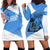 Somalia Hoodie Dress with Soomaaliya Ha Noolaato Nomad Moon Flag Spirit