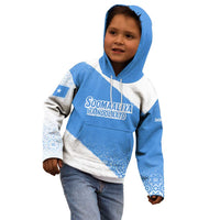 Somalia Kid Hoodie with Soomaaliya Ha Noolaato Nomad Moon Flag Spirit