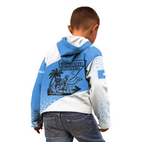 Somalia Kid Hoodie with Soomaaliya Ha Noolaato Nomad Moon Flag Spirit