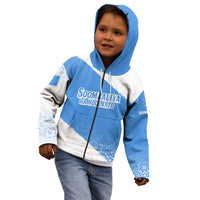 Somalia Kid Hoodie with Soomaaliya Ha Noolaato Nomad Moon Flag Spirit