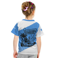 Somalia Kid T Shirt with Soomaaliya Ha Noolaato Nomad Moon Flag Spirit