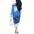 Somalia Off The Shoulder Long Sleeve Dress with Soomaaliya Ha Noolaato Nomad Moon Flag Spirit