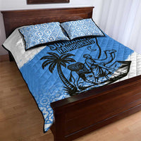 Somalia Quilt Bed Set with Soomaaliya Ha Noolaato Nomad Moon Flag Spirit
