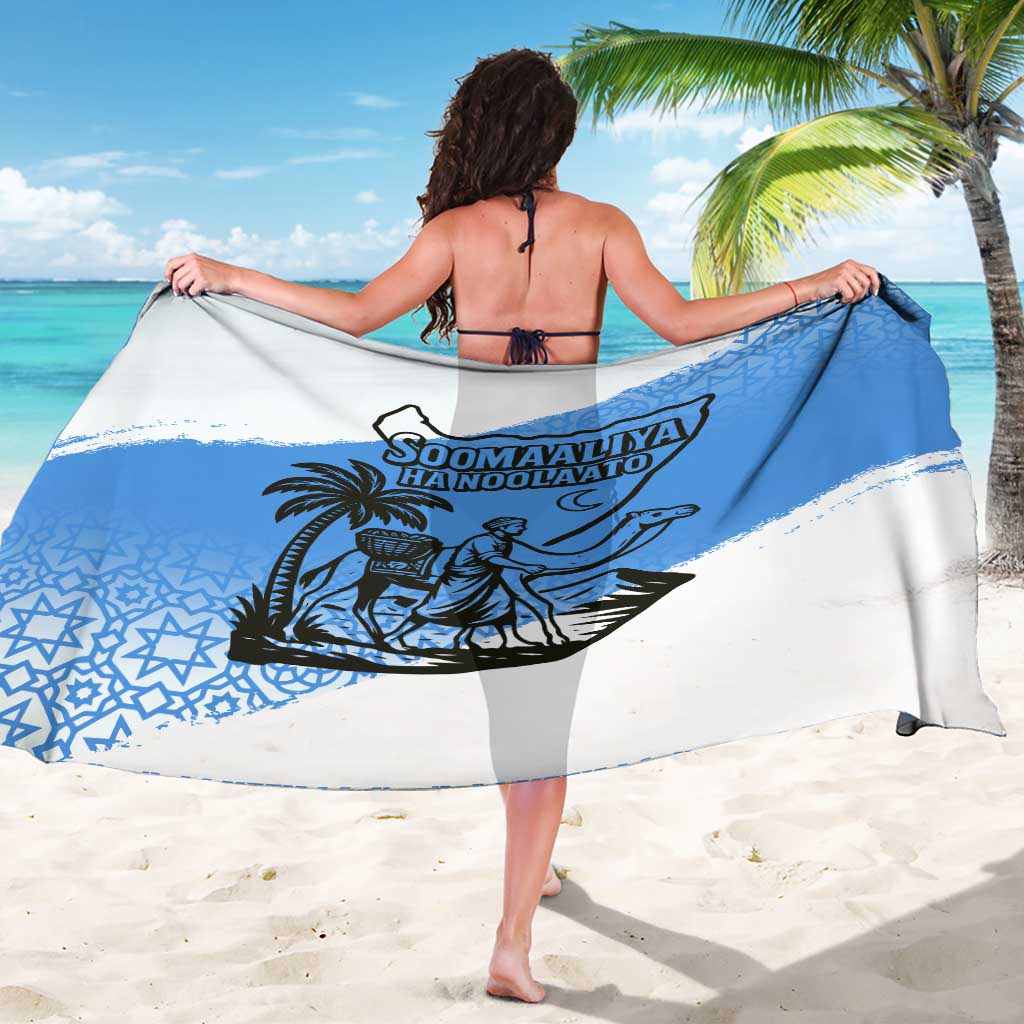 Somalia Sarong with Soomaaliya Ha Noolaato Nomad Moon Flag Spirit