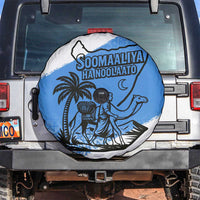 Somalia Spare Tire Cover with Soomaaliya Ha Noolaato Nomad Moon Flag Spirit