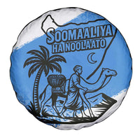 Somalia Spare Tire Cover with Soomaaliya Ha Noolaato Nomad Moon Flag Spirit