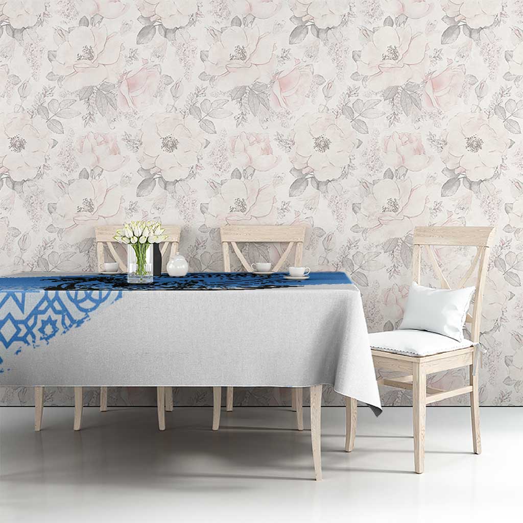 Somalia Tablecloth with Soomaaliya Ha Noolaato Nomad Moon Flag Spirit