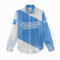 Somalia Women Casual Shirt with Soomaaliya Ha Noolaato Nomad Moon Flag Spirit
