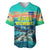 Cape Verde Baseball Jersey with Loggerhead Sea Turtle Ocean Sunset Spirit