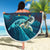 Cape Verde Beach Blanket with Loggerhead Sea Turtle Ocean Sunset Spirit