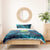 Cape Verde Bedding Set with Loggerhead Sea Turtle Ocean Sunset Spirit