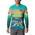 Cape Verde Button Sweatshirt with Loggerhead Sea Turtle Ocean Sunset Spirit