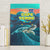 Cape Verde Canvas Wall Art with Loggerhead Sea Turtle Ocean Sunset Spirit