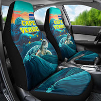 Cape Verde Car Seat Cover with Loggerhead Sea Turtle Ocean Sunset Spirit