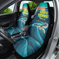 Cape Verde Car Seat Cover with Loggerhead Sea Turtle Ocean Sunset Spirit