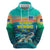 Cape Verde Hoodie with Loggerhead Sea Turtle Ocean Sunset Spirit