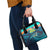Cape Verde Shoulder Handbag with Loggerhead Sea Turtle Ocean Sunset Spirit