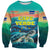Cape Verde Sweatshirt with Loggerhead Sea Turtle Ocean Sunset Spirit