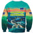 Cape Verde Sweatshirt with Loggerhead Sea Turtle Ocean Sunset Spirit