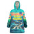 Cape Verde Wearable Blanket Hoodie with Loggerhead Sea Turtle Ocean Sunset Spirit