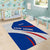 Cape Verde Area Rug with Blue Red Flag Nós Kretxeu Spirit