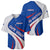 Cape Verde Baseball Jersey with Blue Red Flag Nós Kretxeu Spirit