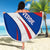 Cape Verde Beach Blanket with Blue Red Flag Nós Kretxeu Spirit