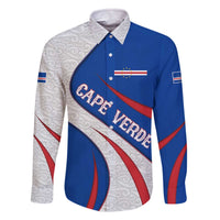 Cape Verde Family Matching Off The Shoulder Long Sleeve Dress and Hawaiian Shirt with Blue Red Flag Nós Kretxeu Spirit